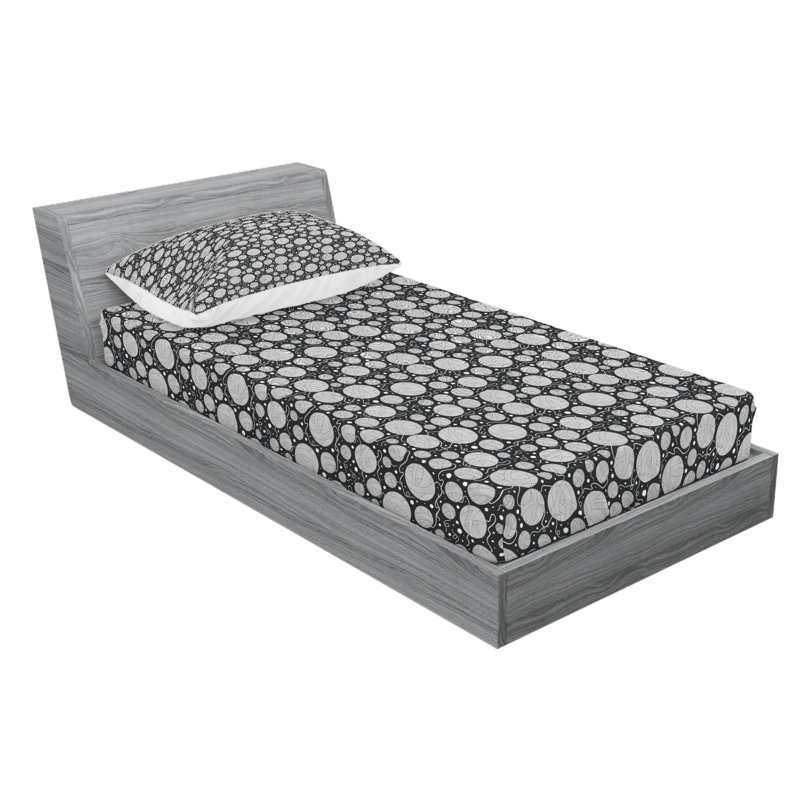 Microfiber Sheet Set, Twin Sheet Set with Fitted Sheet