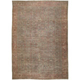 Antique One Of A Kind One-of-a-Kind 10'7" X 15'3" Hand Knotted Area Rug