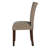 19.5'' H Fabric Upholstered Cherry Parsons Chair