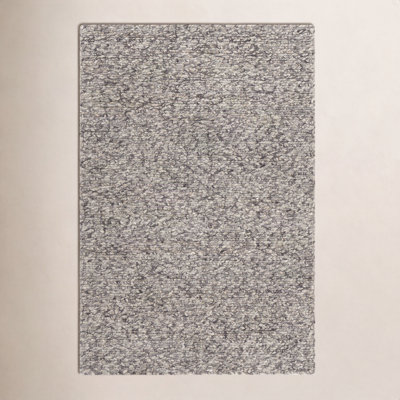 Hero Charcoal Ivory Hand-Woven Flatweave Rug