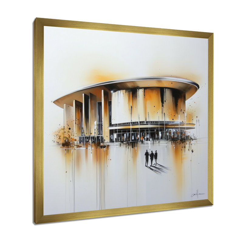 Berliner Philharmonie II - impression murale de Berlin, Reproduction encadrée d'une seule photo sans pass, H 16 po x l 16 po