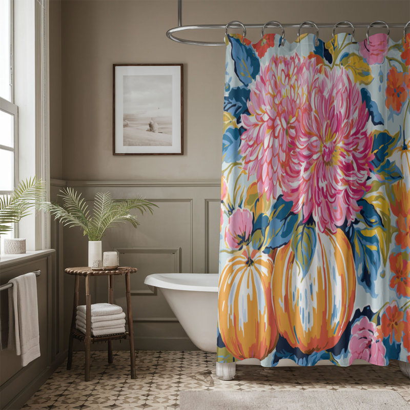 Rideau de douche standard 1 pièce, H 74 po x l 71 po