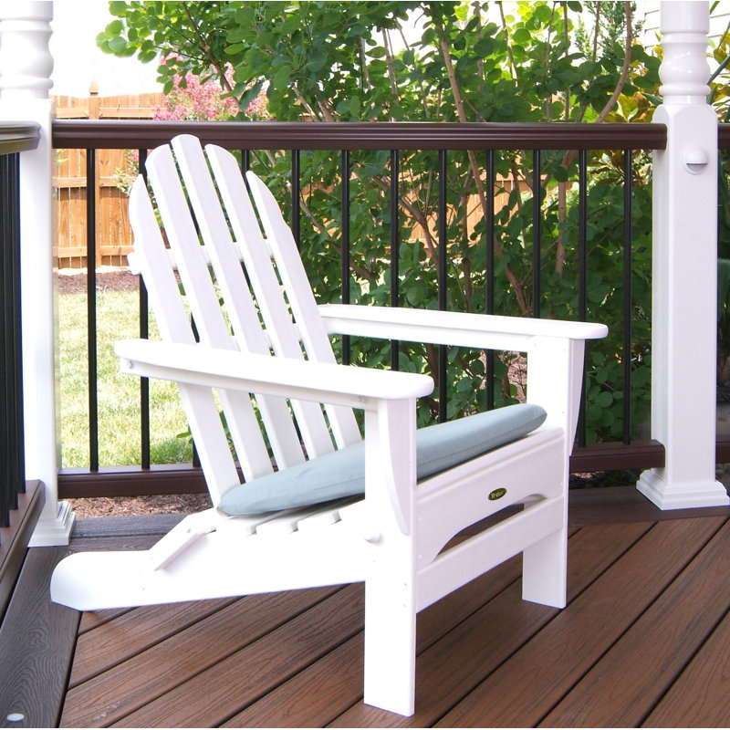 Adirondack pliant POLYWOOD Cape Cod, Blanc