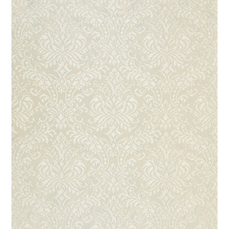 Calabria Camille Damask Fabric, Latte