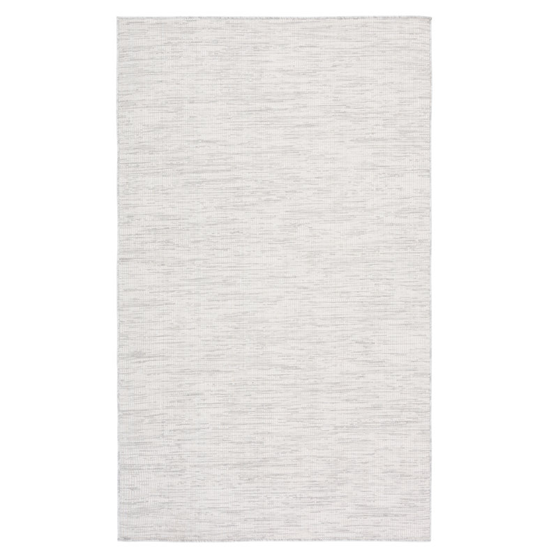 Hampton 6'5" Square Ivory Synthetic Area Rug