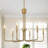 Qmari 6 - Light Iron Dimmable Chandelier-2125583674