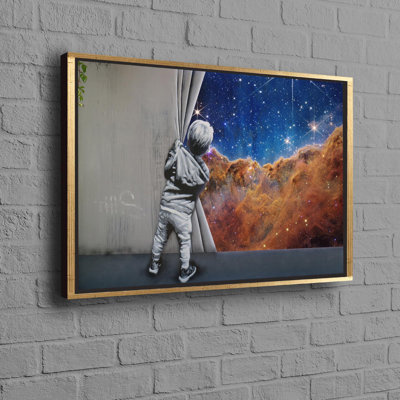 Starry Sky NASA Deep Field Art Printed on Cotton Canvas Ideal for Minimalist Home and Office Decor