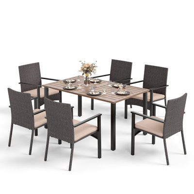 6 - Person Patio Dining Set with