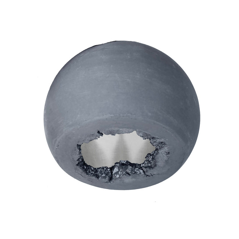 8 - Light Chandelier, 84" H x 24" W x 24" D, Black, Matte Gray/Silver