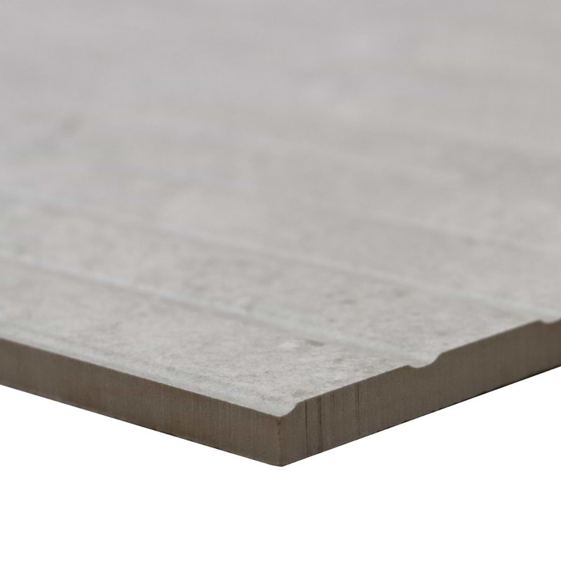 Lune 24x48 Fluted Matte Porcelain Tile, Ice Light