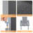 236.5'' W Double Folding Side Awning Retractable Patio Awning-96057296-85439482