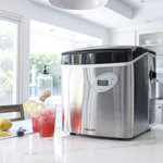 Never Ending Ice Newair Countertop Ice Maker, 50 lbs. of Ice a Day, 3 Ice Sizes and Easy to Clean BPA-Free Parts