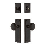 Nostalgic Warehouse New York Entry Set with Porcelain Knob