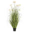 Herbe fleurie artificielle en pot-116294374