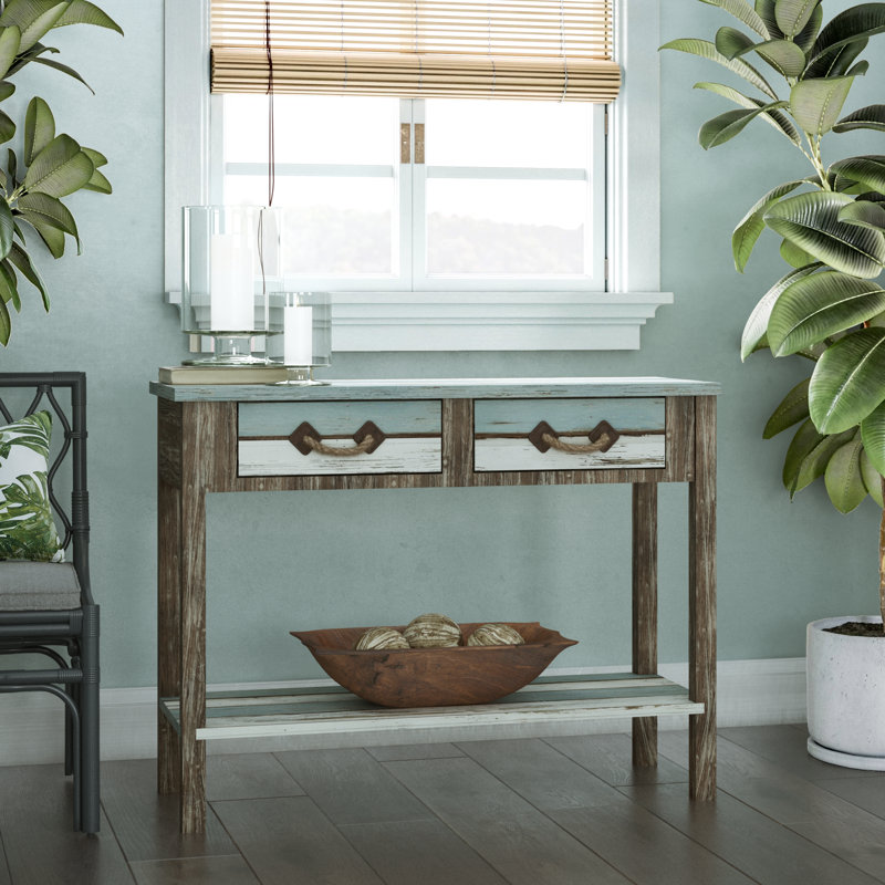 Eraman 42.5'' Solid Wood Console Table