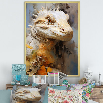 Curious Reptile Amphibian I - Reptile / Amphibian Wall Art Living Room