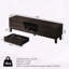 Console multimédia Mid-Century avec 4 tiroirs et gestion des câbles pour téléviseurs de 75 po-2071102702