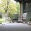 Aulika Outdoor HDPE Patio Rocking Chairs-1890333840