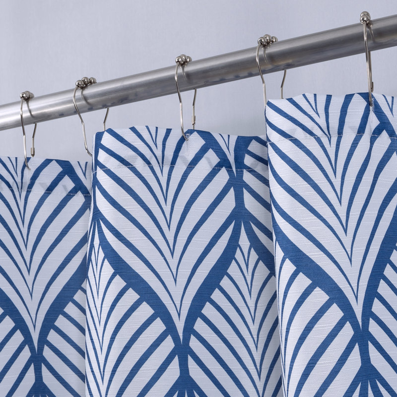 Rideau de douche Raposa, Bleu marine