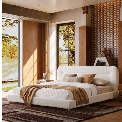 Lit plateforme tapissier Minimalist