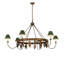 Lustre large de feuille de chêne de 53 po Kennardi