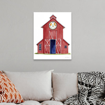 " Life On The Farm Barn Element II " Painting Print