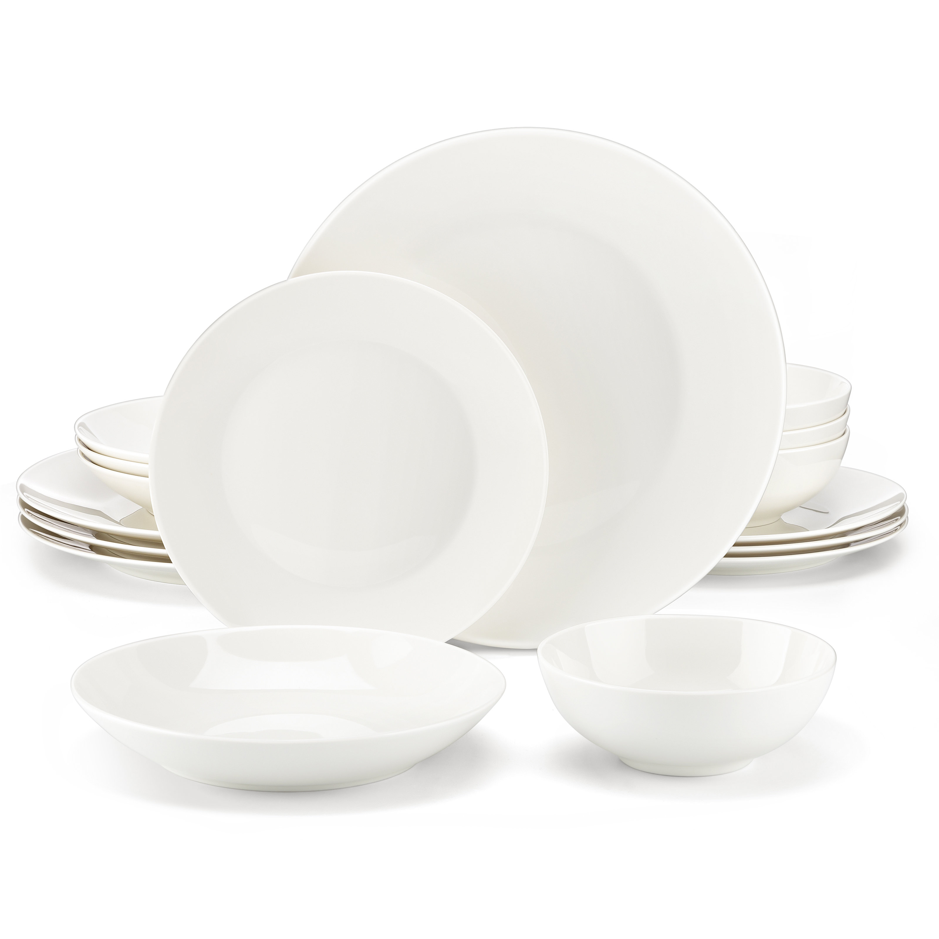 Latitude Run® Bone China Dinnerware Set Service for 4 & Reviews Wayfair