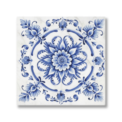 Florentina-Puple-Engraved Marble Tile