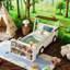 Lit voiture simple avec tablettes de rangement-97530314
