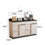Armoire de rangement de 62,98 po de largeur pour le bureau ou la maison