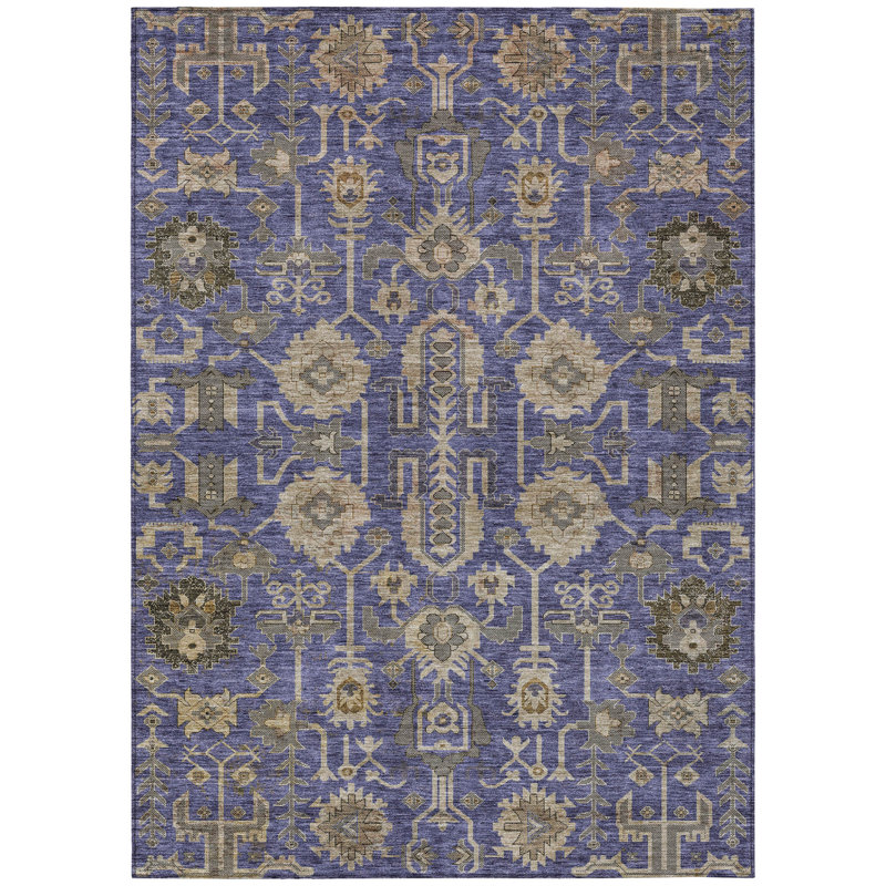 Tapis oriental lavable beige 9 'X 12'