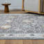 Tapis gris / bleu Roseau Performance-2047555781