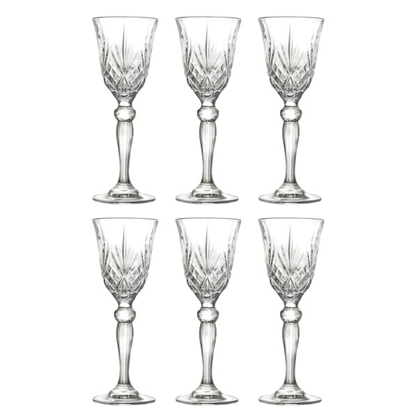 Set of 2 Vintage Mid Century Silver Leaf Small 3.5 OZ Liquor Cocktail  Glasses