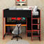 Lit mezzanine simple avec bureau