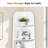 5 Tier Tall Corner Shelf Stand Bookshelf,  Corner Storage Organizer, Wooden Display Rack Etagere, Narrow Bookcase Plant Stand for Small Space-1057911517