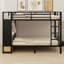 Metal Bunk Bed With Storage Shelves ,Drawers And Pegboard-1491103399