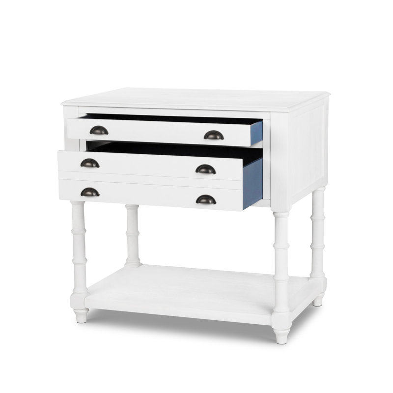 Bimini Kitchen Island, Driftwood, White