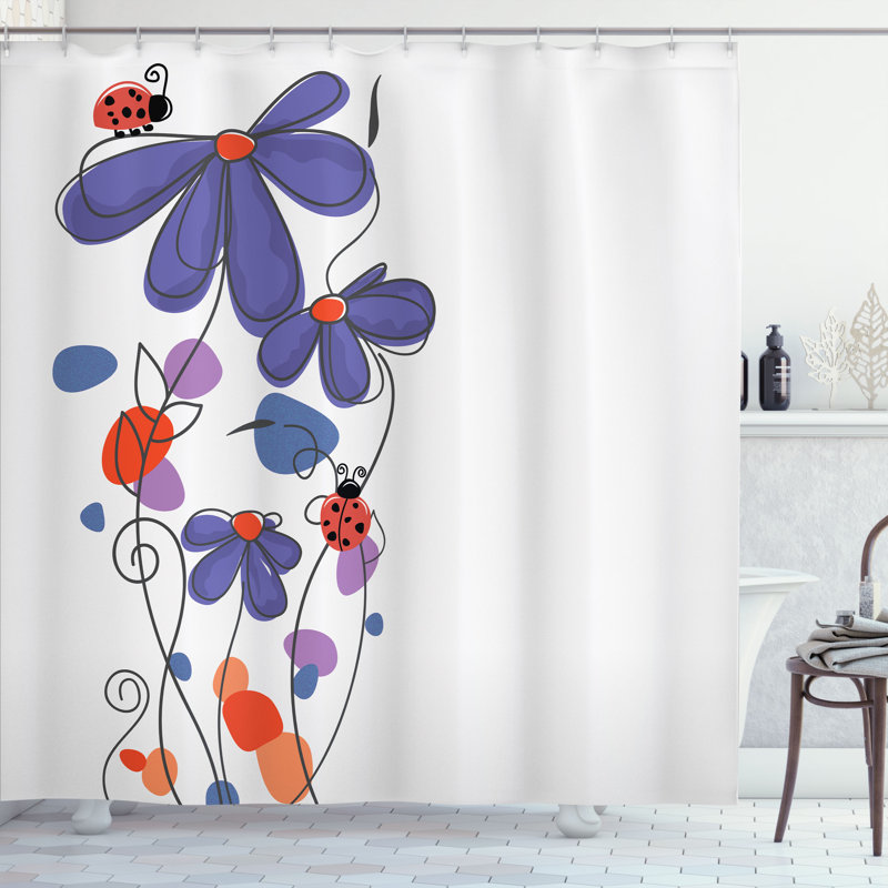 Ensemble de rideau de douche Kids, 69"H x 75"W, Indigo foncé