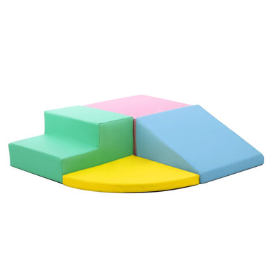 Ensemble d'escalade souple, activité pour ramper et glisser, blocs d'escalade pour tout-petits et enfants d'âge préscolaire