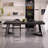 Solid wood dining table with practical aesthetics
