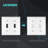 No Subject 2 - Gang Toggle Light Switch Standard Combination Wall Plate