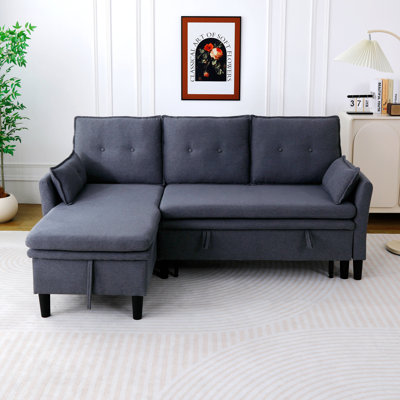 Modern Style Sofa For Indoor, L-Shaped Reversible Chaise Sectional Sofa With Storage, Ideal For Office And Apartment, Combining Comfort And Functionality