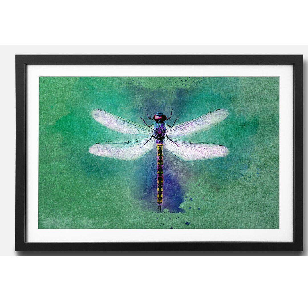 Gerahmtes Poster Dragon Fly