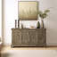 Console rectangulaire en chêne Ashwanth
