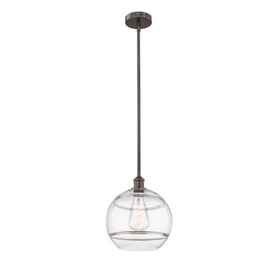 Mini-luminaire suspendu avec tige 6 po Edison Bienes-616-G556