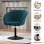 Velvet Swivel Barrel Chair-2003668690