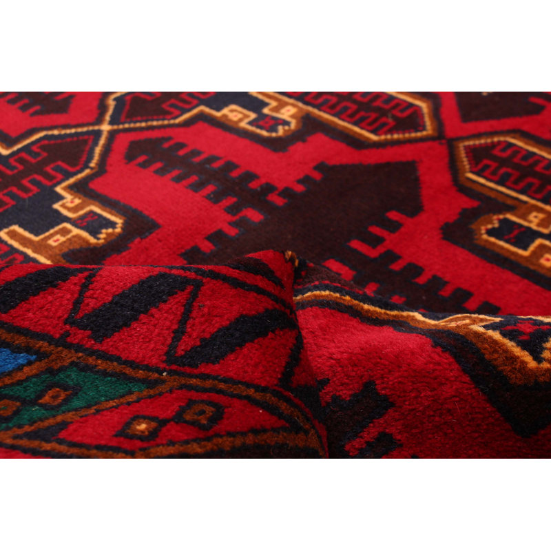 Teimani Red Rug 3'5" x 6'4"