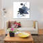 « blue & splash black splash i », reproduction sur toile-32594736