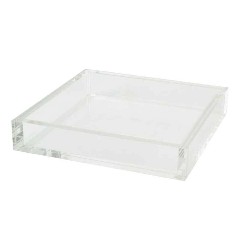 Plateau meuble-lavabo Huldrik, Transparent