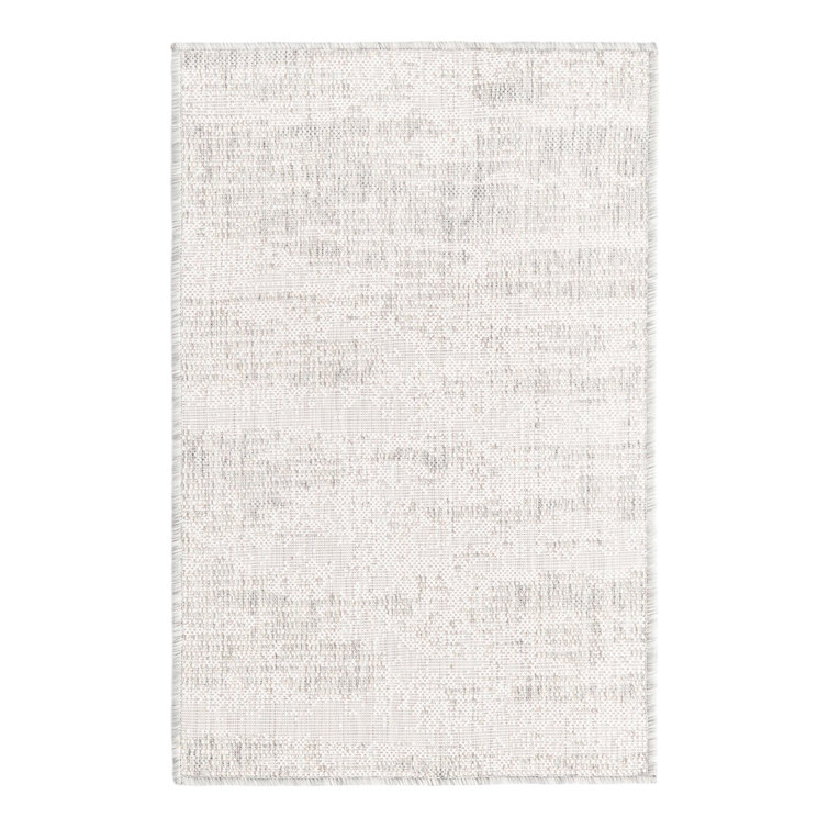 Bruss Gray Indoor/Outdoor Modern Rug